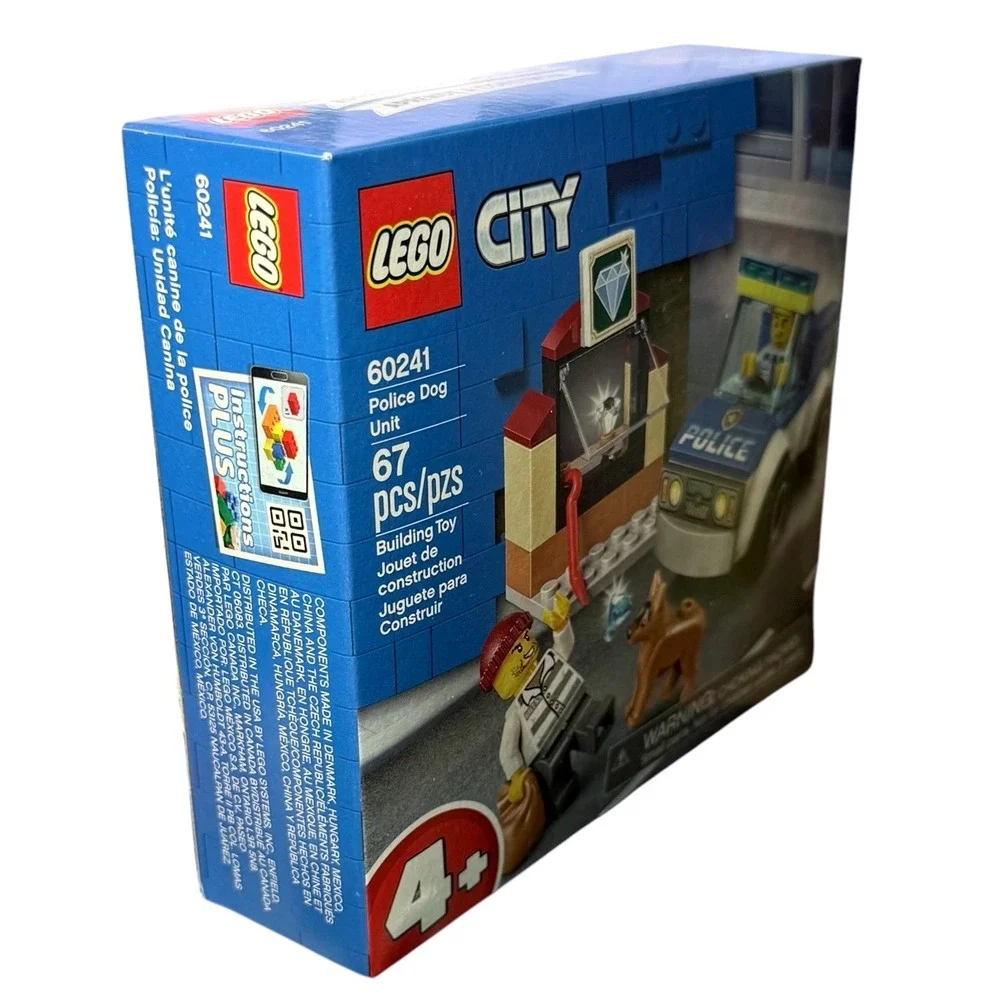 Lego‎ City 60241 Great Vehicles Police Dog Unit New Building Kit